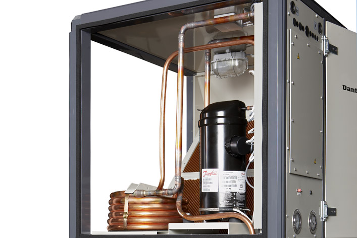heat pump water cooled condenser